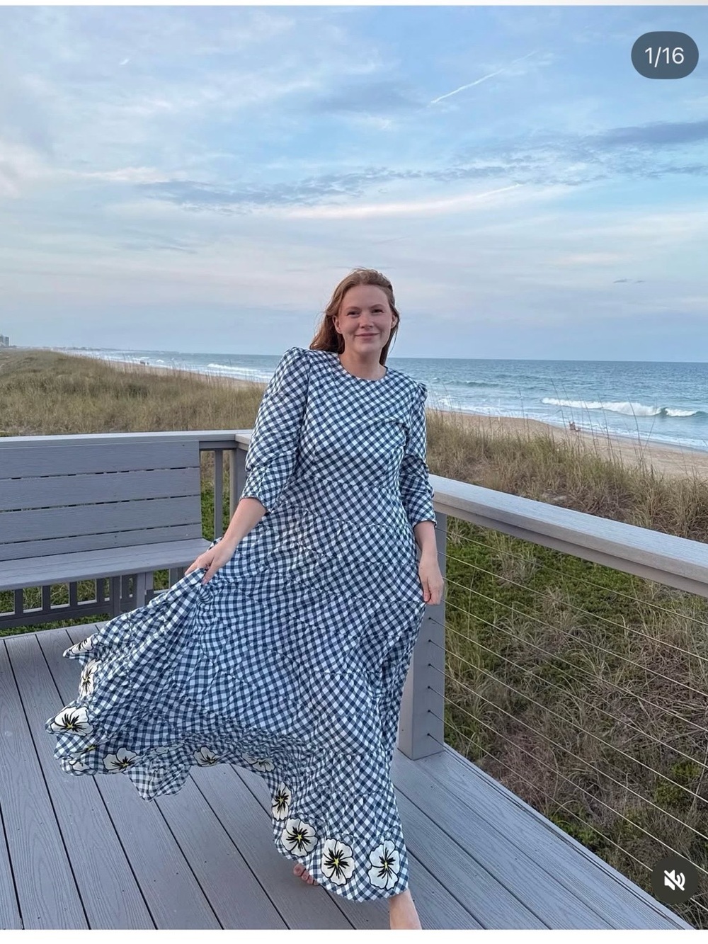 RIXO Kristen Gingham Midaxi
Tiered Dress - Picture 2 of 7
